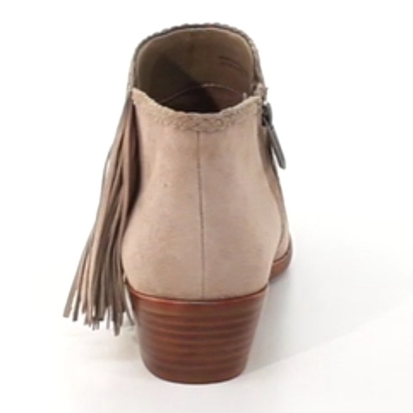 Sam Edelman Paige Leather Suede Booties - Picture 3 of 8